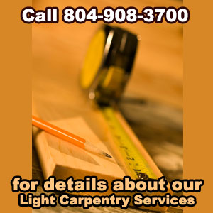 Carpentry - Richmond, VA - Little River Contractors - Call 804-908-3700 for details about our Light Carpentry Services